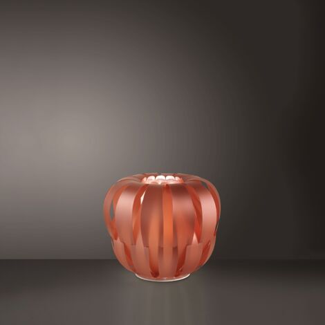Piantana Copper in Metallo Bianco Diametro 60 x 55h cm