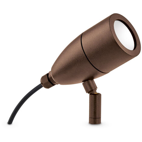 Piantana Da Esterno Moderno Inside Alluminio Coffee 1 Luce G9 3W 3000K