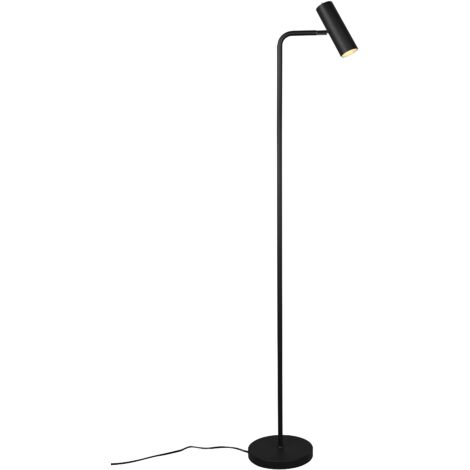 Piantana da Interno a Led in Metallo Nero Opaco