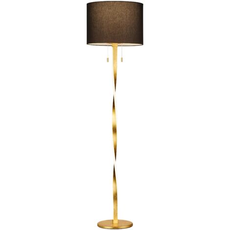 Piantana da Interno a LED in Metallo Oro