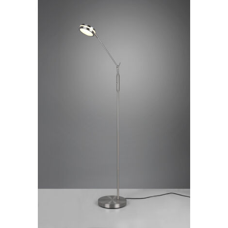Piantana da Interno a LED SMD in Metallo Nickel Opaco