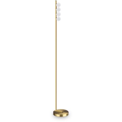 Piantana Da Terra Contemporanea Ping Pong Metallo Ottone Led 12W 3000K Ip20