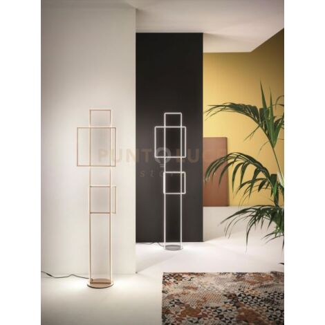 PIANTANA DOWEL SILVER 3000K 77W 3460LM H.166CM DIMMERABILE