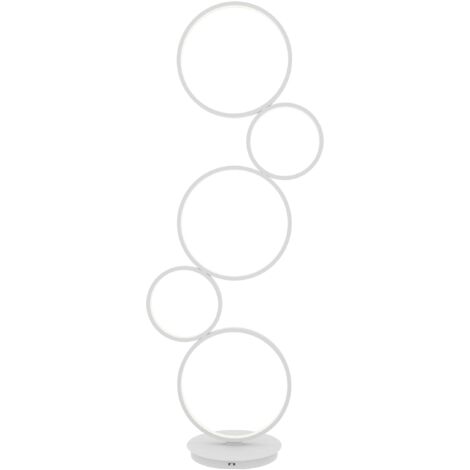 "Piantana FREDY in alluminio bianco e silicone 60W con funzione CCT"