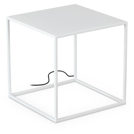 Piantana Industrial-Minimal Ipotesi Metallo Bianco Led 16W 3000K H50Cm