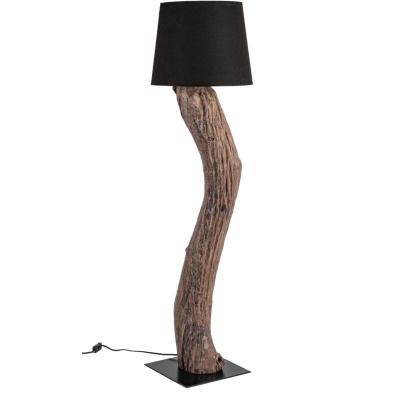 Image of Piantana kleta in legno di teak riciclato h 120/180 cm -120 cm