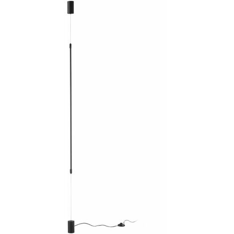 "Piantana LED a sospensione GRAVITY in metallo nero 15W CCT 120 cm."