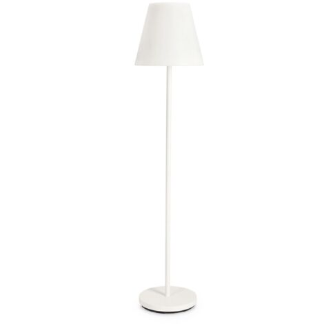 Piantana LED Acciaio Nero Moderna da Esterno H150 - SOLARIS LAMP - Colore: Bianco