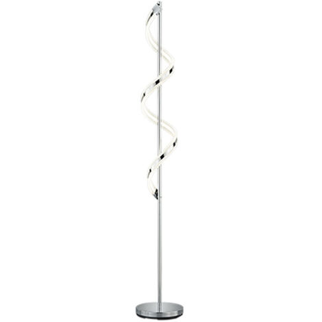 Piantana LED, metallo, cromo, 25x162x25 cm, Sydney