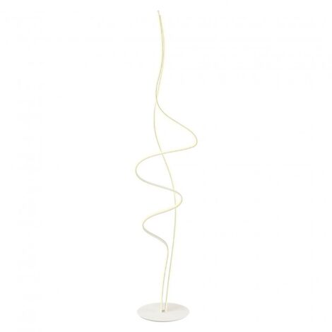 Piantana led redo group impuls 01-3624 01-3626 3000k 2520lm lampada terra dimmerabile ultramoderna, finitura metallo bianco