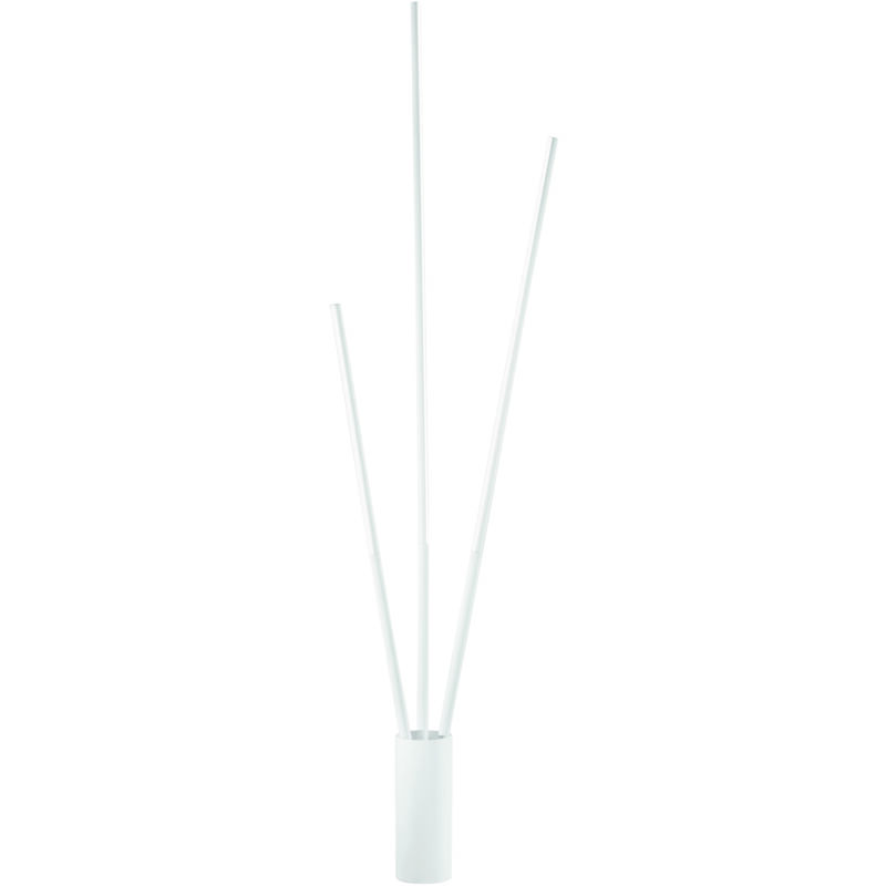 Image of Luce Ambiente E Design - Piantana led wands in metallo bianco con funzione cct 30W 164 cm. - Bianco