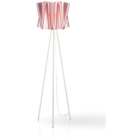 Piantana Moderna 3 Piedi Folio Polilux ® Pink Metal E Metallo 1 Luce E27