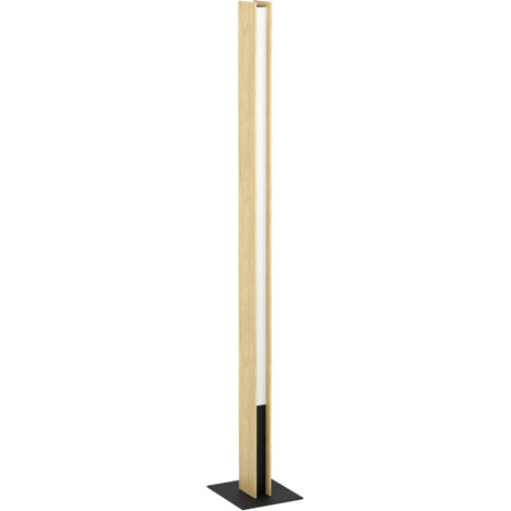 Piantana Moderna Anchorena-Z Legno Marrone Luce Led Integrato 35W