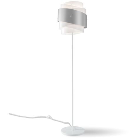 Piantana Moderna Bea Polilux ® Argento E Metallo 1 Luce E27