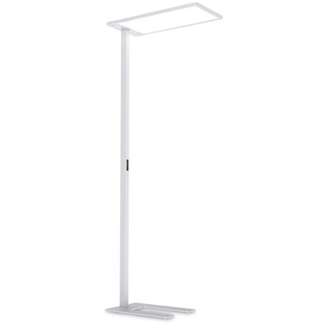 Piantana Moderna Comfort Metallo Bianco Led 76W K Luce Naturale 4000K