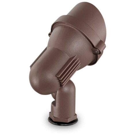 Piantana Moderna Da Esterno Terra Alluminio Coffee 1 Luce Gu10