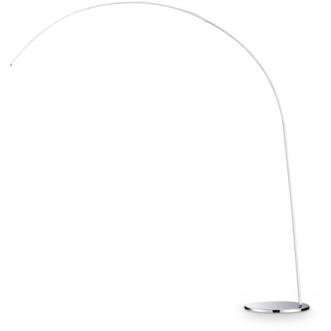 Piantana Moderna Dorsale Metallo Cromo 1 Luce E27