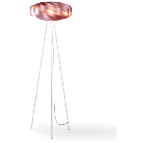 Piantana Moderna Flat Polilux ® Pink Metal E Metallo 1 Luce E27