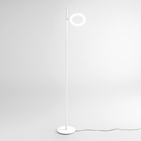 Piantana moderna gea luce gpib31 led alluminio dimmerabile orientabile