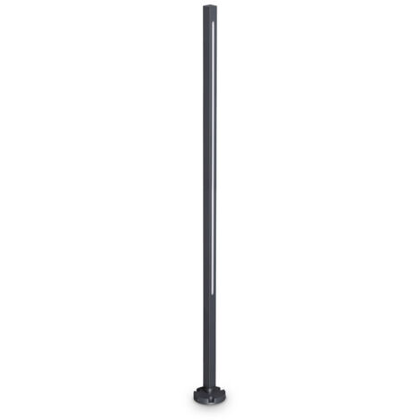 Piantana Moderna Jedi Metallo Antracite Led 19W 3000K Luce Calda