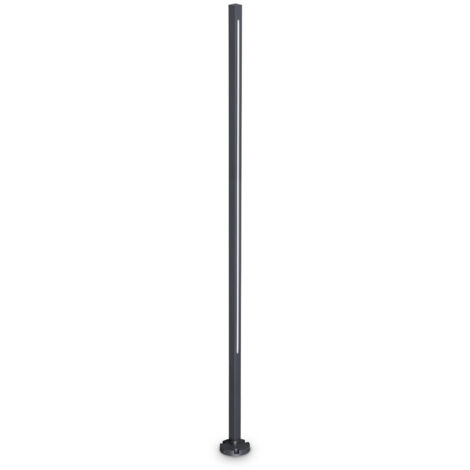 Piantana Moderna Jedi Metallo Antracite Led 25W 3000K Luce Calda