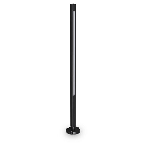 Piantana Moderna Jedi Metallo Nero Led 12W 3000K Luce Calda