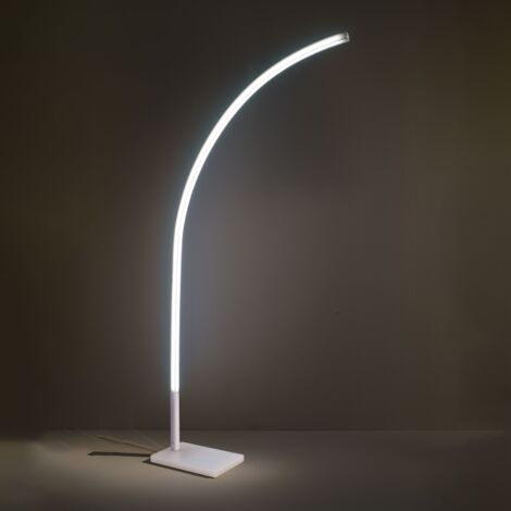 Piantana Moderna Lazer Metacrilico Bianco Opalino 1 Luce Led 19W 3000K 2000Lm