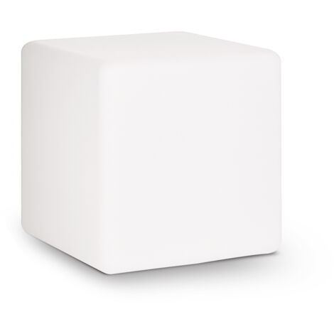Piantana Moderna Luna Alluminio Bianco 1 Luce E27 D40Cm