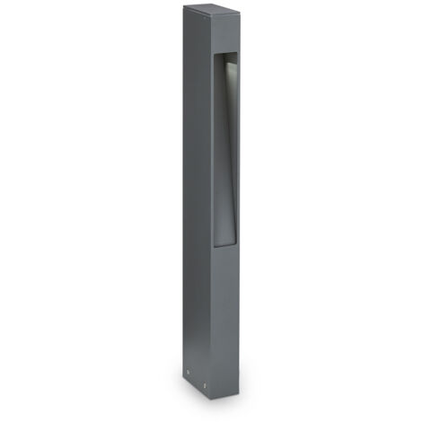 Piantana Moderna Mercurio Alluminio Antracite 1 Luce 3W 3000K Luce Calda