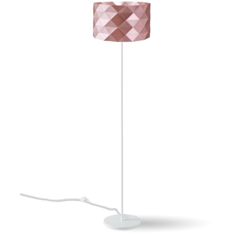 Piantana Moderna Prisma Polilux ® Pink Metal E Metallo 1 Luce E27