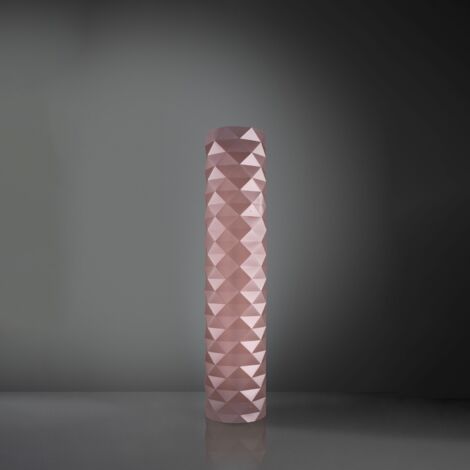 Piantana Moderna Prisma Polilux ® Pink Metal E Metallo 3 Luci E27 H122Cm