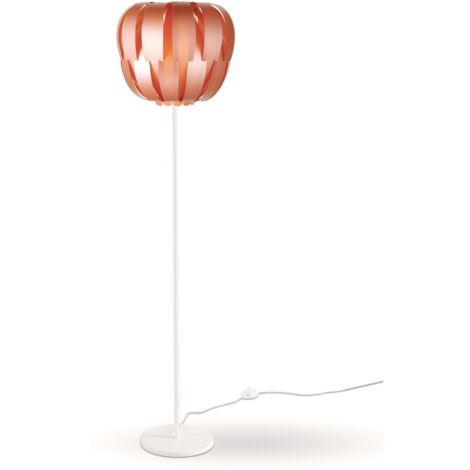Piantana Moderna Queen Polilux ® Rame E Metallo 1 Luce E27