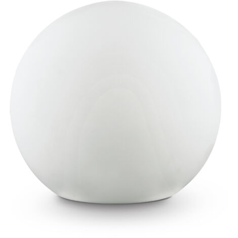 Piantana Moderna Sole Materie Plastiche Bianco 1 Luce E27 D30Cm