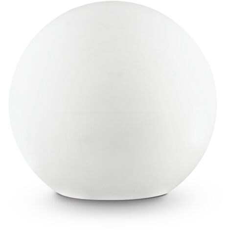 Piantana Moderna Sole Materie Plastiche Bianco 1 Luce E27 D40Cm