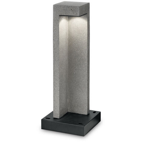 Piantana Moderna Titano Materie Plastiche Grigio Granito Led 9W 3000K H49Cm