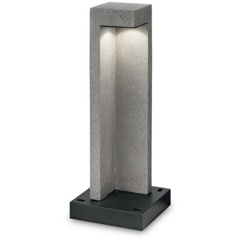 Piantana Moderna Titano Materie Plastiche Grigio Granito Led 9W 4000K H49Cm