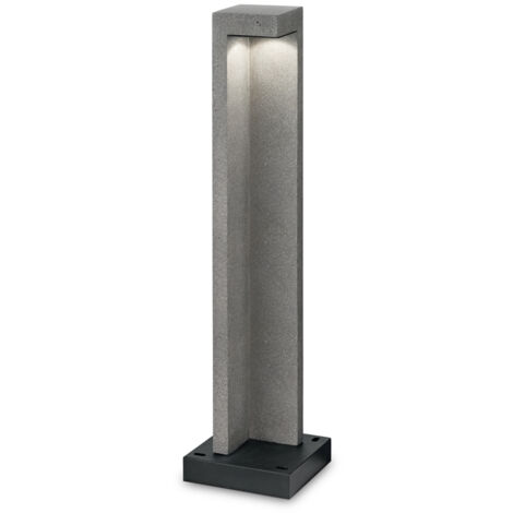 Piantana Moderna Titano Materie Plastiche Grigio Granito Led 9W 4000K H74Cm