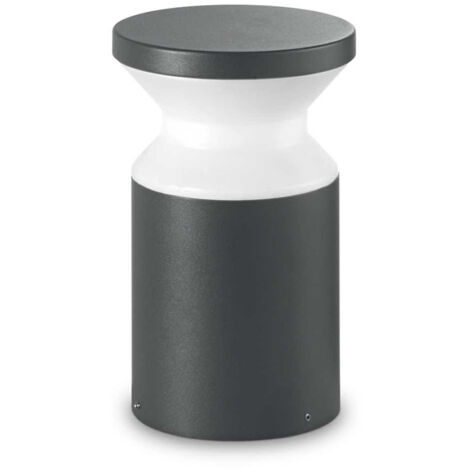 Piantana Moderna Torre Alluminio Antracite 1 Luce E27 H22Cm