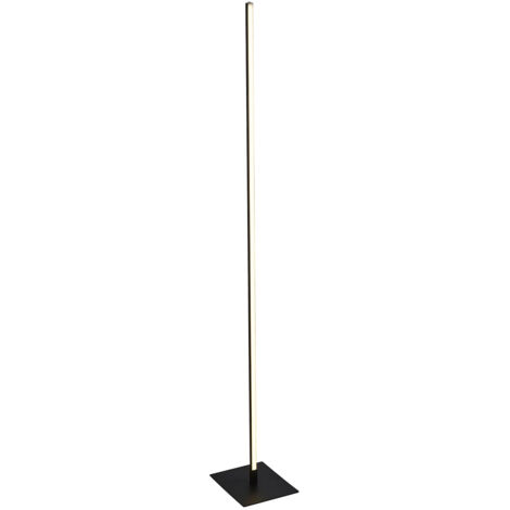 Piantana Moderna Tribeca Acciaio Bianco Policarbonato Nero Led 17,7W Cct