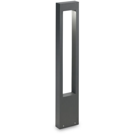 Piantana Moderna Vega Alluminio Antracite 1 Luce G9 3W 3000K Luce Calda