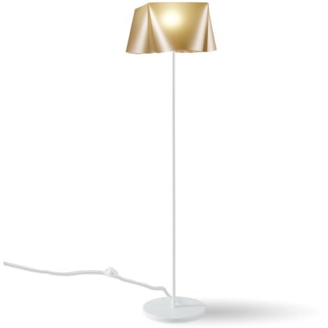 Piantana Moderna Wanda Polilux ® New Gold E Metallo 1 Luce E27