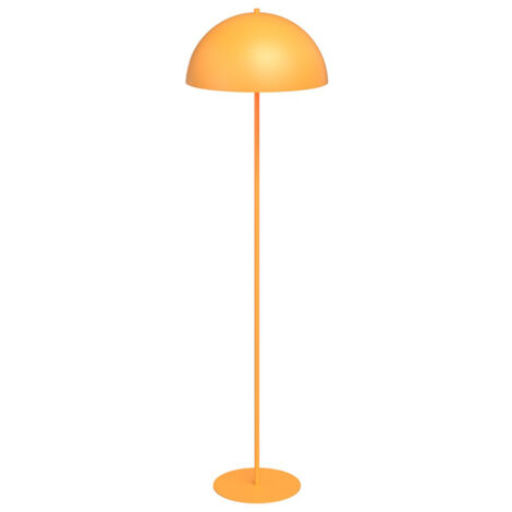 Piantana Moderno Demetra Acciaio Arancione 1 Luce E27 Ip20