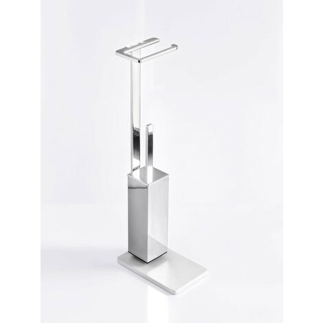 Piantana multifunzione in alluminio Capannoli Strip SX176 3X Cromo