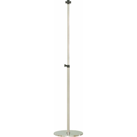 Piantana Palo e Base per Riscaldatore Pegaso 50x200 cm in Acciaio
