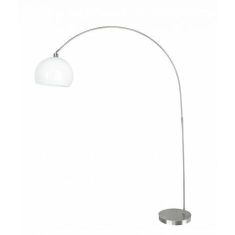 "Piantana PLAZA con base in marmo e diffusore bianco 200 cm."