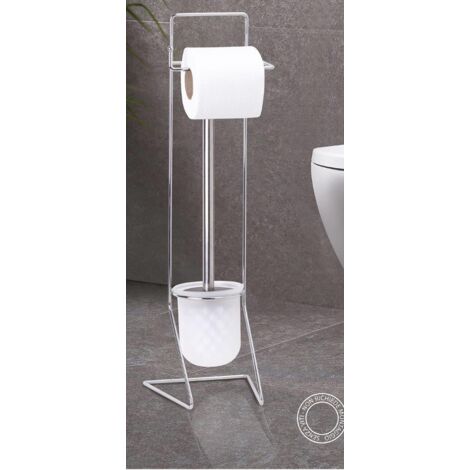 PIANTANA PORTAROTOLO CON PORTASCOPINO H 54 CM
