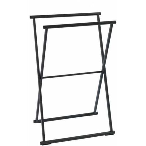 Piantana portasalviette Lava nero opaco