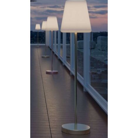 Piantana Solare Led Mod.Lola Slim 120 Grigio Contelecomando