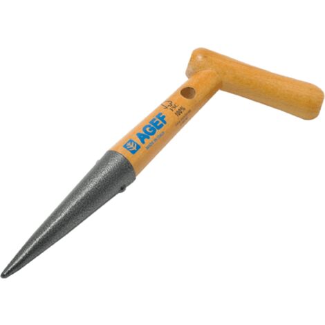 PIANTATORE CON MANICO IN LEGNO PISTOLA GIARDINO- AGEF