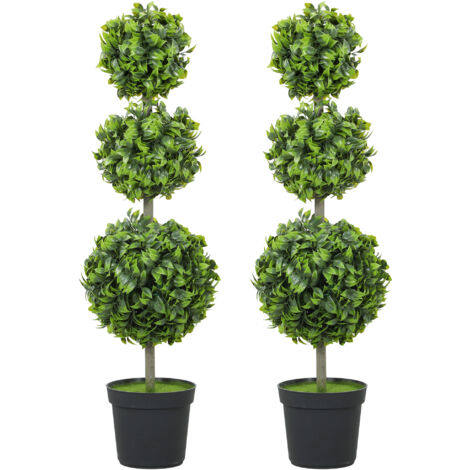 Piante ornamentali in vaso, foglie di plastica, terriccio, vegetazione